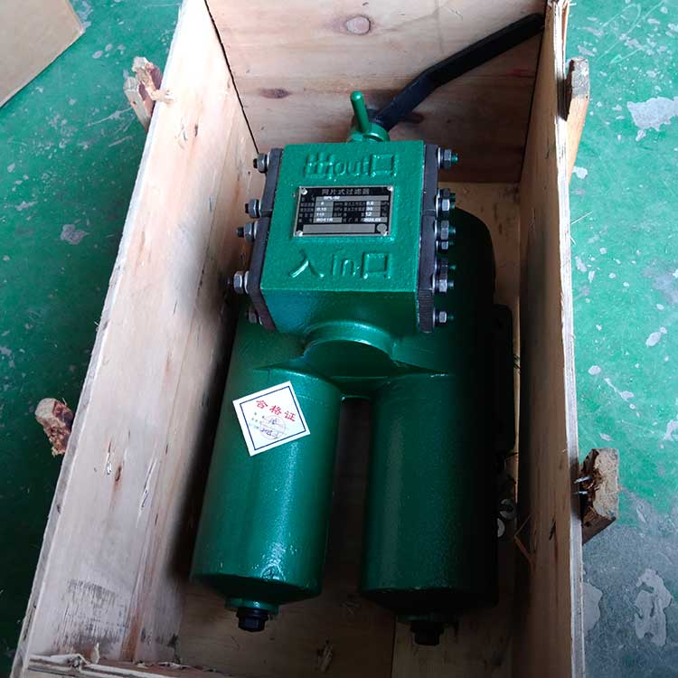 華豫供應SPL-32網片式雙筒油過濾器 油液除雜質