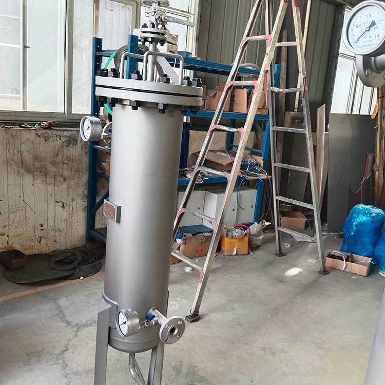 華豫生產(chǎn)供應(yīng)環(huán)碳六過(guò)濾器DN25 化工廠用 單袋式