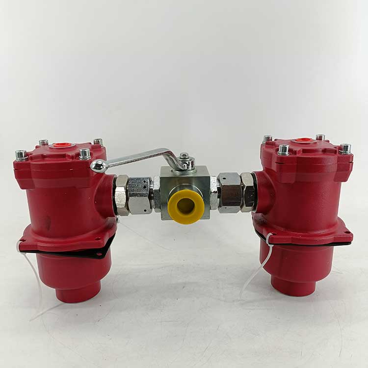 華豫KF-150B*120D/M供應雙筒潤滑油過濾器